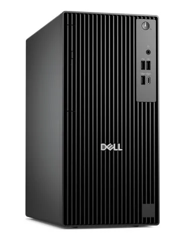 DELL Pro QCT1250 Intel Core Ultra 7 265 8 Giga Bites DDR5-SDRAM 512 Giga Bites SSD Windows 11 Pro Tower PC-ul Negru