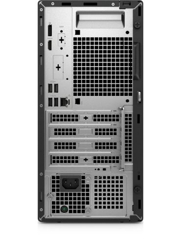 DELL Pro QCT1255 AMD Ryzen™ 5 8600G 16 Giga Bites DDR5-SDRAM 512 Giga Bites SSD Windows 11 Pro Tower PC-ul Negru