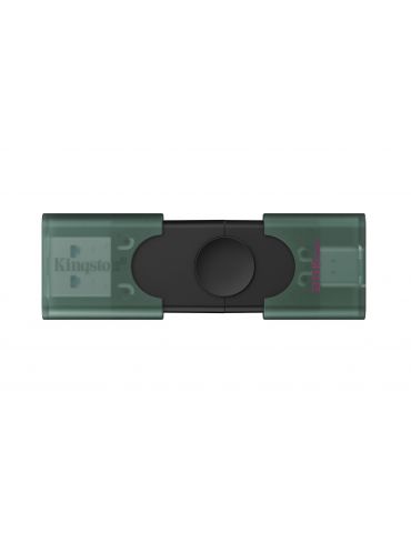 Kingston Technology DataTraveler DuoG2 memorii flash USB 256 Giga Bites USB Type-A   USB Type-C 3.2 Gen 1 (3.1 Gen 1) Negru,