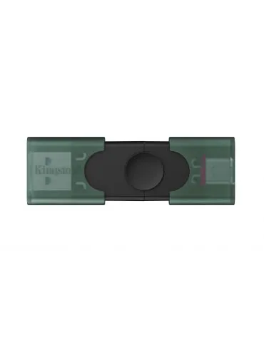 Kingston Technology DataTraveler DuoG2 memorii flash USB 128 Giga Bites USB Type-A   USB Type-C 3.2 Gen 1 (3.1 Gen 1) Negru, - Tik.ro
