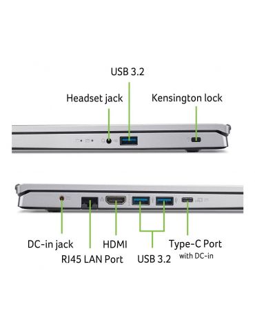 Acer Aspire Go 15 AG15-42P-R1JP AMD Ryzen™ 5 5625U Laptop 39,6 cm (15.6") Full HD 16 Giga Bites DDR4-SDRAM 512 Giga Bites SSD