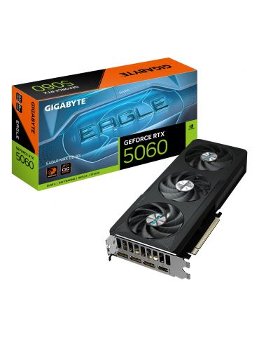 GIGABYTE GeForce RTX 5060 EAGLE MAX OC 8G NVIDIA 8 Giga Bites GDDR7 - Tik.ro