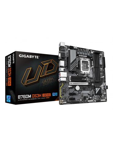 GIGABYTE B760M DS3H GEN5 plăci de bază Intel B760 Express LGA 1700 micro-ATX - Tik.ro