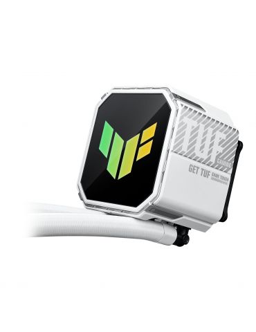 ASUS TUF Gaming LC III 360 ARGB White Edition Carcasă calculator Răcire lichidă all-in-one 12 cm Alb