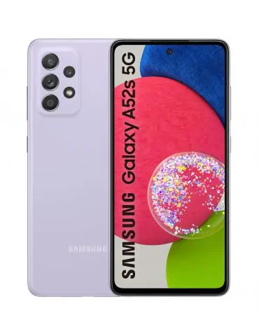 Samsung Galaxy A52s 5G SM-A528BLVDEUE smartphone 16,5 cm (6.5") Dual SIM hibrid Android 11 USB tip-C 6 Giga Bites 128 Giga Samsu