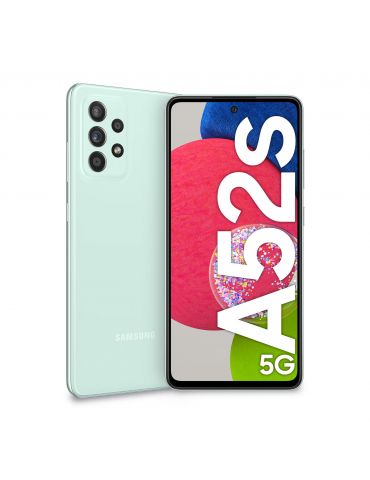 Samsung Galaxy A52s 5G SM-A528BLGDEUE smartphone 16,5 cm (6.5") Dual SIM hibrid Android 11 USB tip-C 6 Giga Bites 128 Giga Samsu