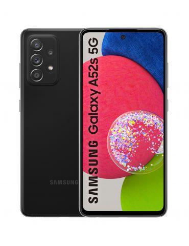Samsung Galaxy A52s 5G SM-A528BZKDEUE smartphone 16,5 cm (6.5") Dual SIM hibrid Android 11 USB tip-C 6 Giga Bites 128 Giga Samsu