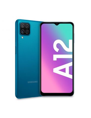 Samsung Galaxy A12 SM-A127FZBKEUE smartphone 16,5 cm (6.5") Dual SIM 4G USB tip-C 4 Giga Bites 128 Giga Bites 5000 mAh Albastru 
