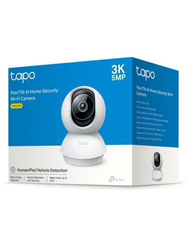 TP-Link Tapo C230 Bec IP cameră securitate De interior 2880 x 1620 Pixel Tavan Birou