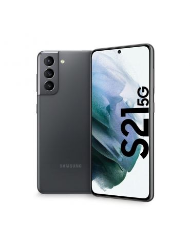 Samsung Galaxy S21 5G SM-G991B 15,8 cm (6.2") Dual SIM Android 11 USB tip-C 8 Giga Bites 128 Giga Bites 4000 mAh Gri Samsung - 1