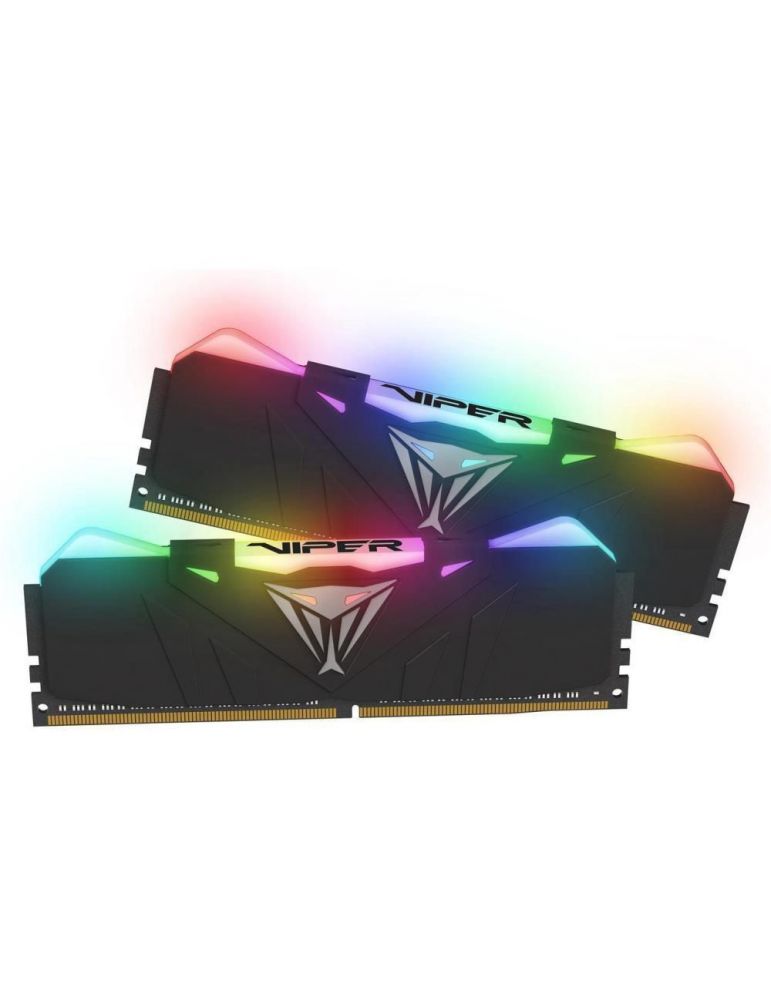 Memorie ddr patriot ddr4 16 gb frecventa 3000 mhz 8 gb x 2 module radiator iluminare rgb pvr416g300c5k