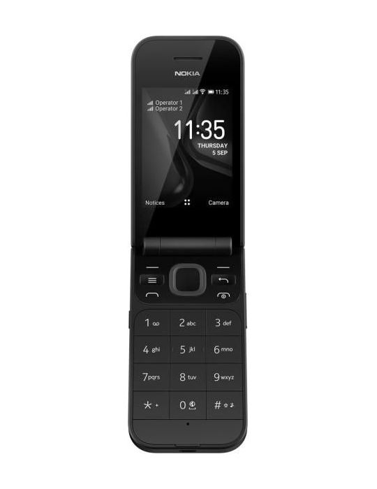 Smartphone 2720 flip dual sim 2.8 kaios 4g black 16btsb01a03 (include tv 0.5lei) Nokia - 1