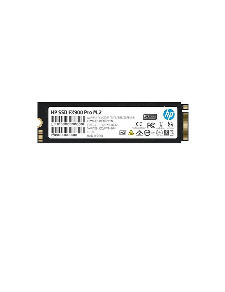 Ssd hp fx900 1tb m.2 pcie gen4.0 x4 r/w: 7400/6700 mb/s 4a3u0aaabb