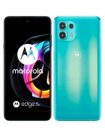 Smartphone edge 20 lite dual sim 128/8gb 5g lagoon green pane0044pl (include tv 0.5lei) Motorola - 1