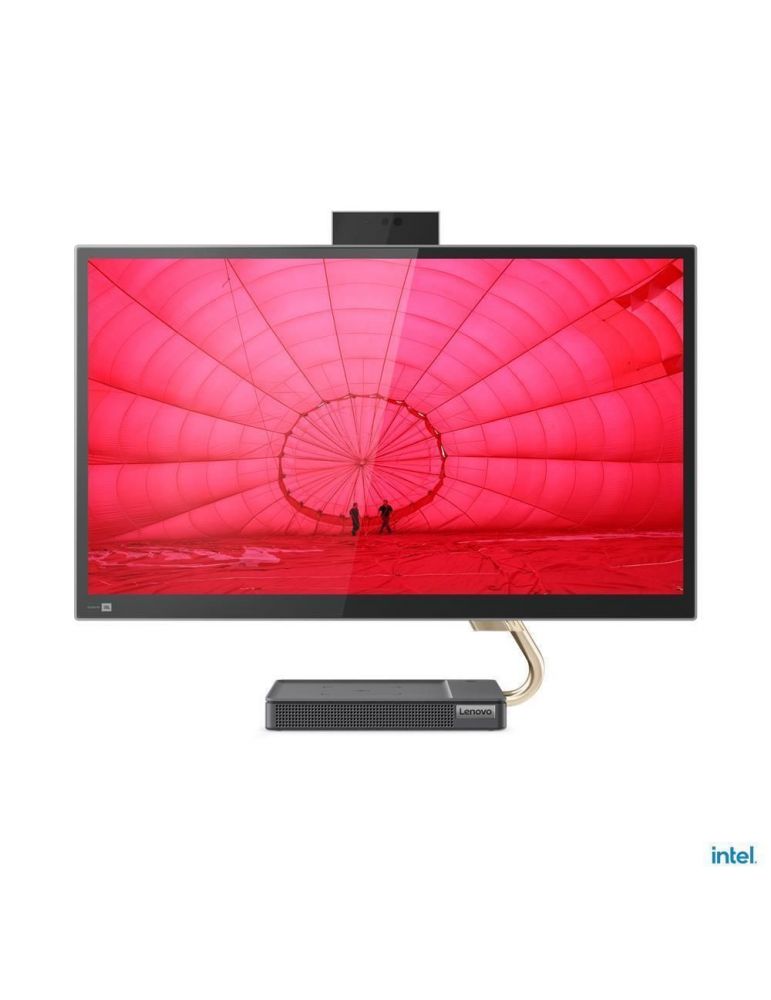 Desktop lenovo ideacentre 5 all-in-one 23.8 inch cpu i5-11400h intel uhd graphics 730 memorie 8 gb ssd 512 gb tastatura si mo