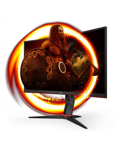 AOC C27G2U BK LED display 68,6 cm (27") 1920 x 1080 Pixel Full HD Negru, Roşu