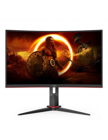 AOC C27G2U BK LED display 68,6 cm (27") 1920 x 1080 Pixel Full HD Negru, Roşu