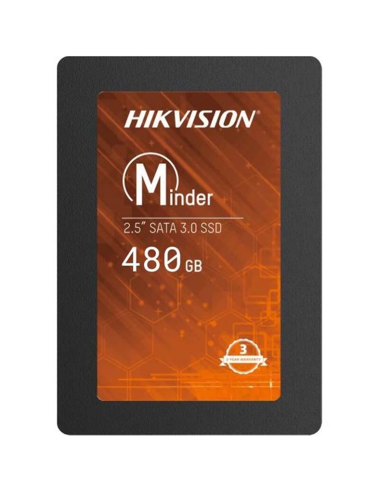 Ssd hikvision minder 480gb 2.5 inch s-ata 3 3d tlc nand r/w: 560/520 mb/s hs-ssd-minder(s)/480g