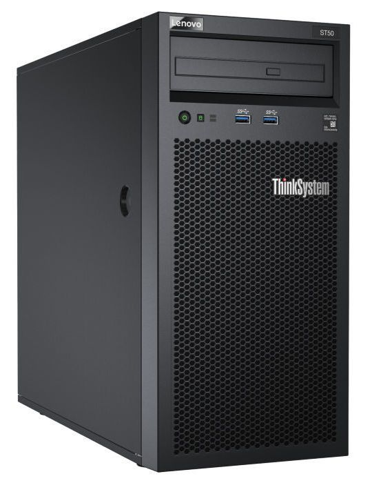 Lenovo ThinkSystem ST50 servere 3,5 GHz 8 Giga Bites Turn (4U) Intel Xeon E 250 W DDR4-SDRAM Lenovo - 1