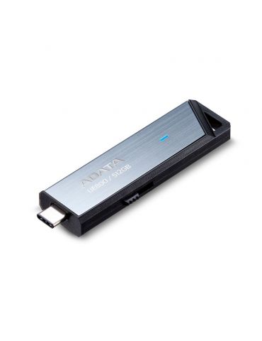 ADATA UE800 memorii flash USB 512 Giga Bites USB tip-C 3.2 Gen 2 (3.1 Gen 2) Argint