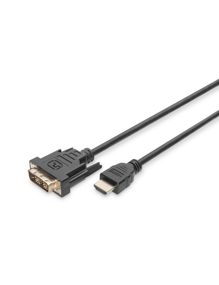 Assmann hdmi adapter cable type a-dvi 18+1 m/m 5.0m full hd bl ak-330300-050-s (timbru verde 0.8 lei)