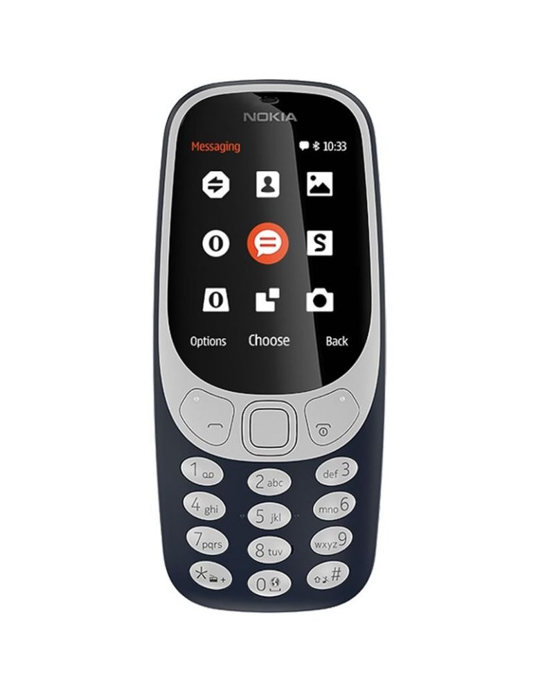 Nokia 3310 ds dark blue 2g/2.4/16mb/2mp/1200mah a00028096/ (timbru verde 0.55 lei)