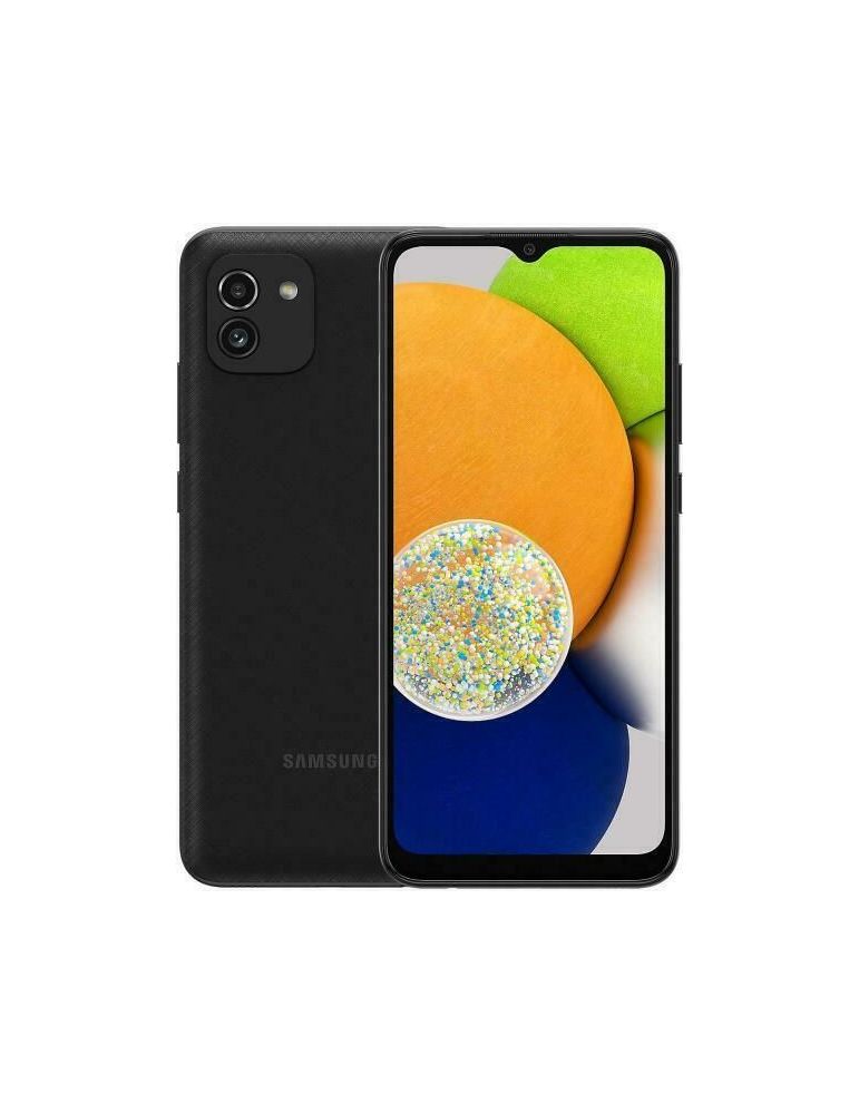 Smartphone samsung galaxy a03 a035 dual sim 64/4gb 4g black a03 64gb black (timbru verde 0.55 lei)