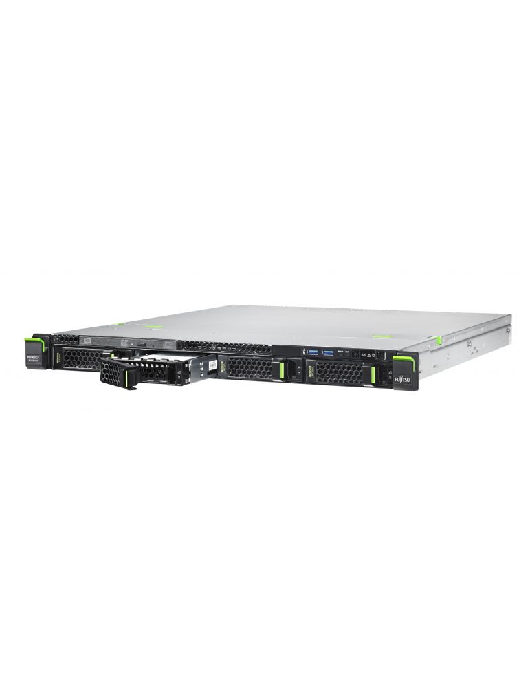 Fujitsu PRIMERGY RX1330 M4 Intel C246 LGA 1150 (Mufă H4) Cabinet metalic (1U) Negru, Gri