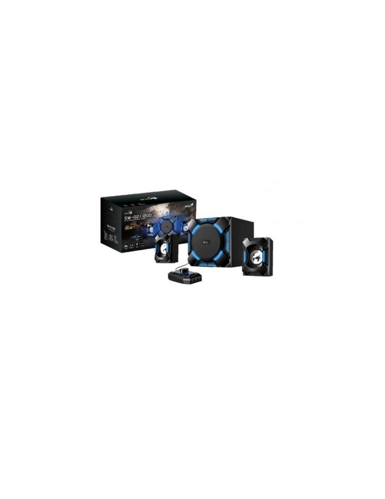 Boxe genius 2.1 sw-g2.1 1200 rmw 36w alimentare 220v jack