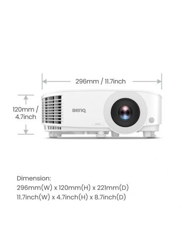 BenQ TH575 Proiector cu rază normală 3800 ANSI lumens DLP 1080p (1920x1080) 3D Alb