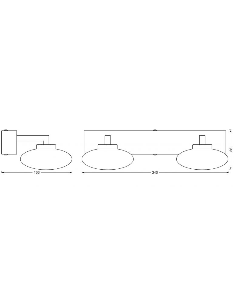 Aplica led inteligenta pentru baie ledvance smart+ wifi orbis elypse