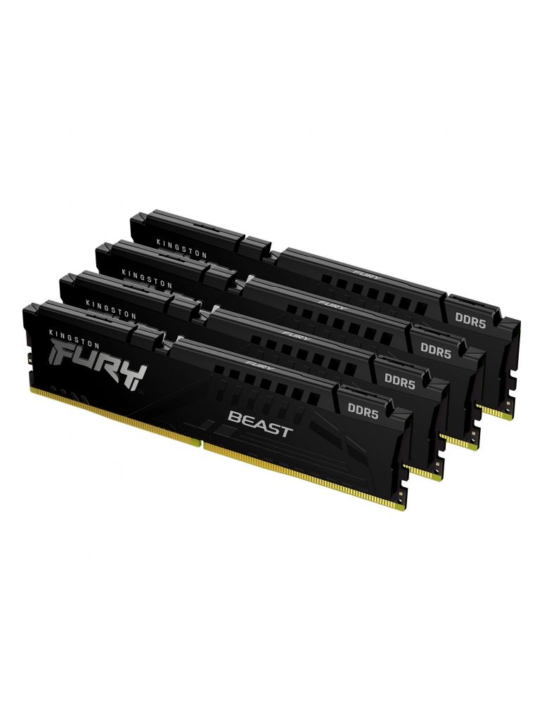 Kingston Technology FURY Beast module de memorie 64 Giga Bites 4 x 16 Giga Bites DDR5 5200 MT/s