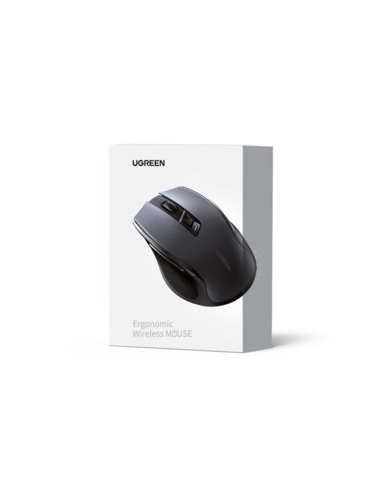 Mice & Trackballs Mouse ugreen mu006 pc sau nb wireless 2.4ghz optic 3/1 butoane/scroll 4000 dpi negru 90545 - 6957303895458 (timbru verde 0.18