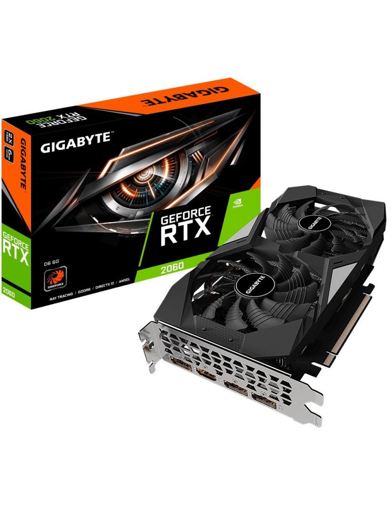 Placa video Gigabyte GeForce RTX 2060 D6 6GB GDDR6 192-bit