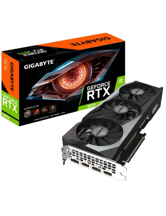 Gigabyte GeForce RTX 3070 GAMING OC 8G (rev. 2.0) NVIDIA 8 Giga Bites GDDR6 Gigabyte - 1