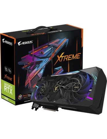 Gigabyte video card nvidia aorus geforce rtx 3080 xtreme 10g v2 10gb gddr6x pci-e 4.0 x 16 displayport 1.4a *3 hdmi 2.1*2 hdmi 2