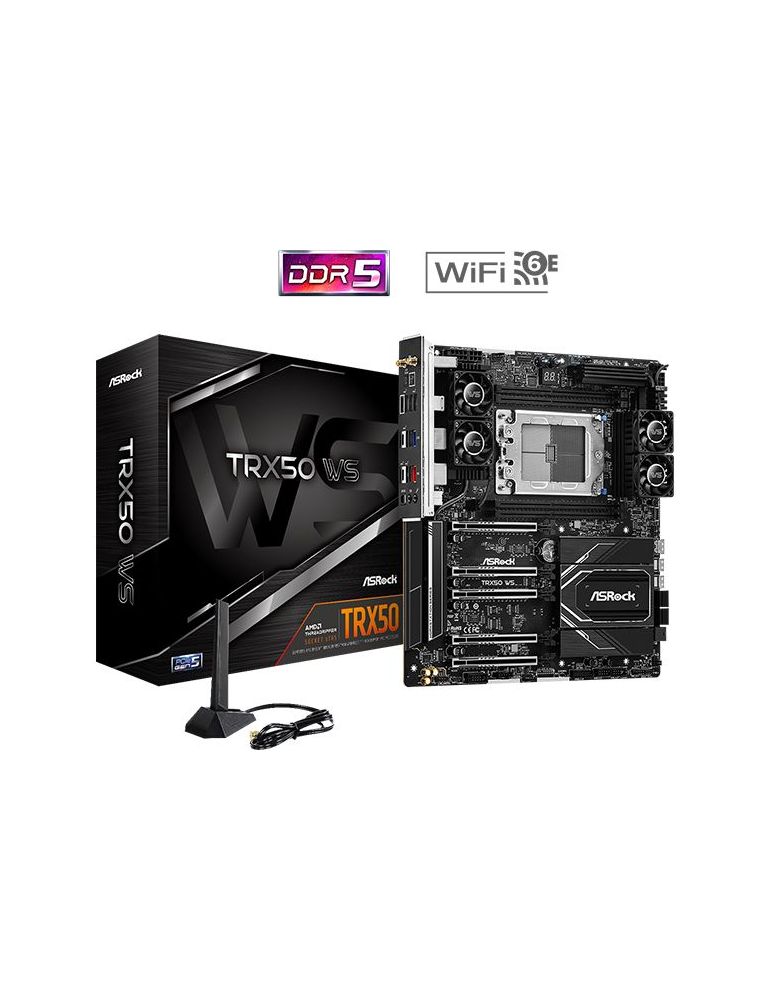 Motherboards Placa de baza asrock amd trx50 ws str5 4xddr5 3x