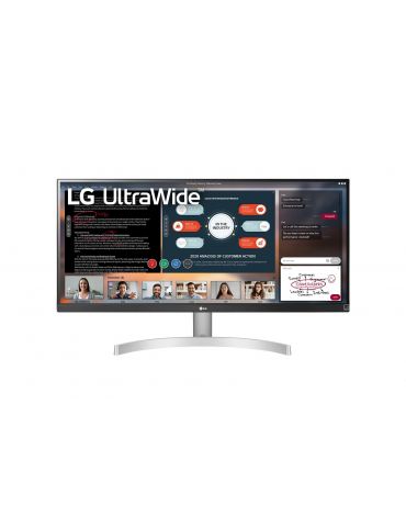 LG 29WN600-W monitoare LCD 73,7 cm (29") 2560 x 1080 Pixel UltraWide Full HD LED Negru - Tik.ro