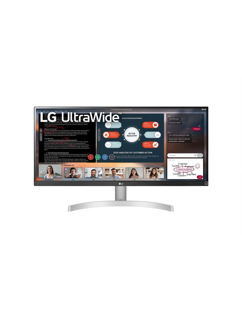 LG 29WN600-W monitoare LCD 73,7 cm (29") 2560 x 1080 Pixel UltraWide Full HD LED Negru
