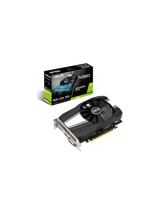 ASUS Phoenix PH-GTX1660-6G NVIDIA GeForce GTX 1660 6 Giga Bites GDDR5 Asus - 1