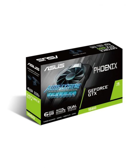 ASUS Phoenix PH-GTX1660-6G NVIDIA GeForce GTX 1660 6 Giga Bites GDDR5 Asus - 3
