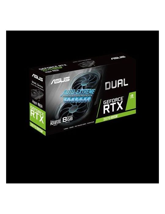 ASUS Dual -RTX2070S-A8G-EVO plăci video NVIDIA GeForce RTX 2070 SUPER 8 Giga Bites GDDR6 Asus - 7