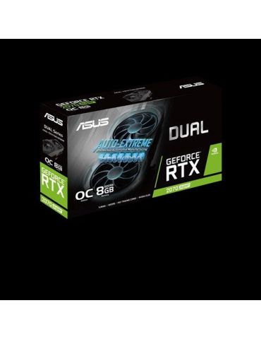 ASUS Dual -RTX2070S-O8G-EVO plăci video NVIDIA GeForce RTX 2070 SUPER 8 Giga Bites GDDR6 Asus - 7