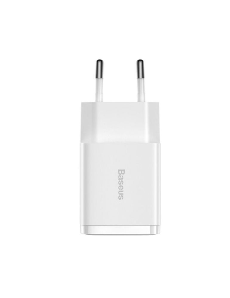 Baseus Incarcator retea baseus compact10.5w 2 x usb 5v/2.1a alb ccxj010202 (include tv 0.8lei) - 6932172606916