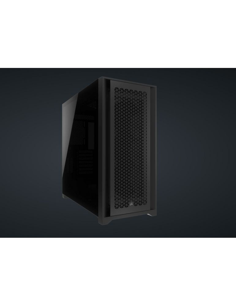 Carcasa corsair 5000d core airflow mid-tower atx pc-blacktempered glass case