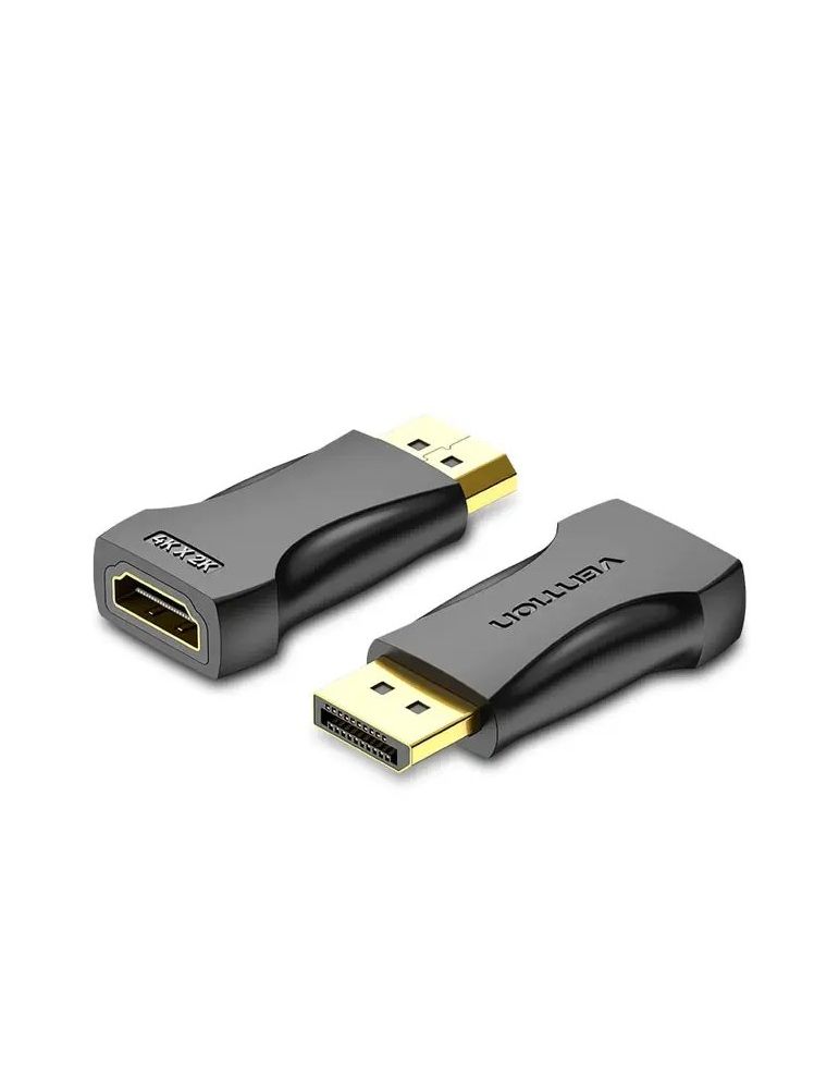 Adapters Adaptor video vention displayport(t) la hdmi(m) rezolutie maxima 4k la 30hz conectori auriti cupru invelis pvc negru hbpb0 (