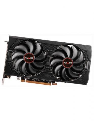 Placa video  sapphire amd radeon rx 25600 xt pulse 6 gb gddr6 192 biti pci express 4.0 x 16 hdmi x 2 displayport x 2 sistem raci - Tik.ro