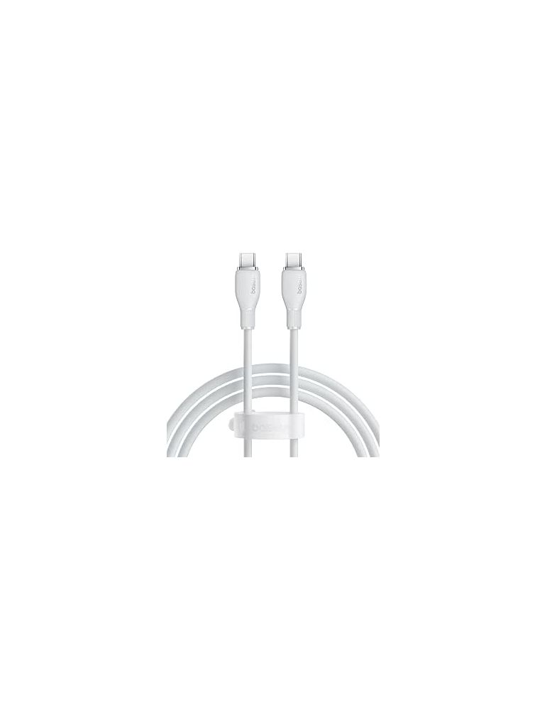 Baseus Cablu alimentare si date baseus pudding pt. smartphone usb type-c la usb type-c 100w 1.2m negru p10355702221-00 (timbru verd