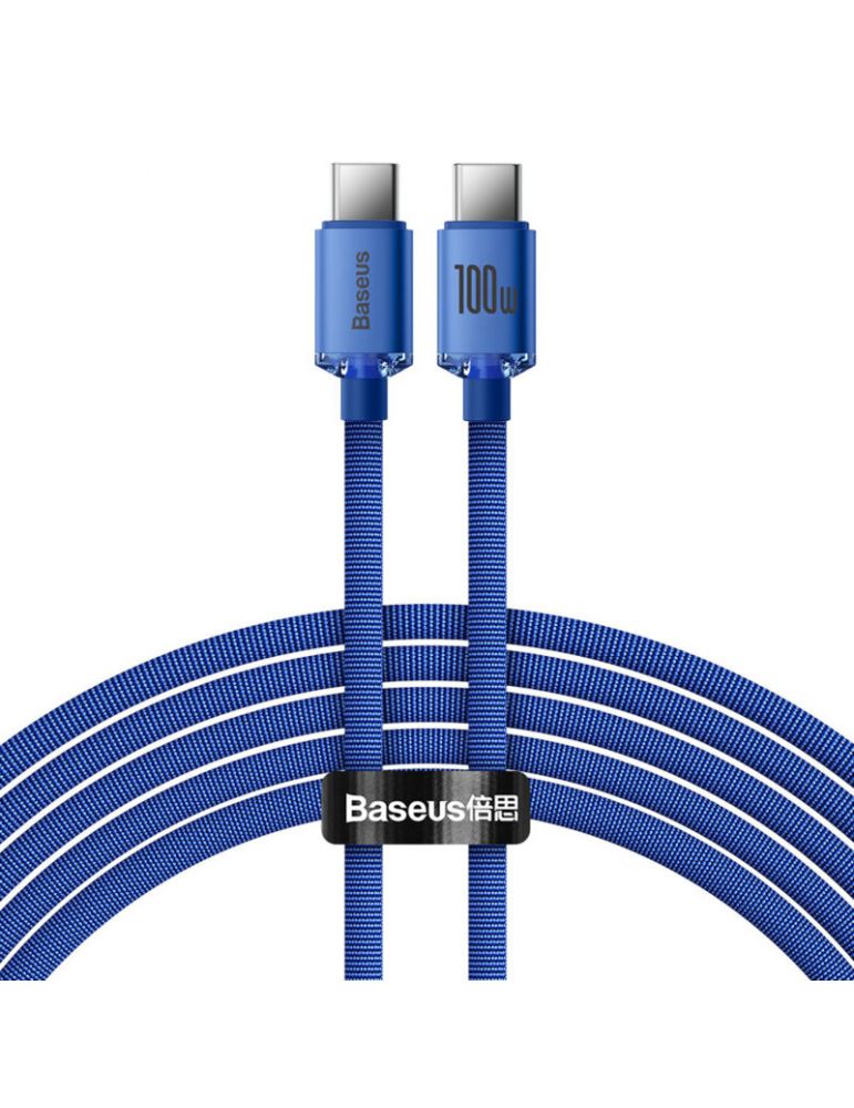 Baseus Cablu alimentare si date baseus crystal shine fast charging data