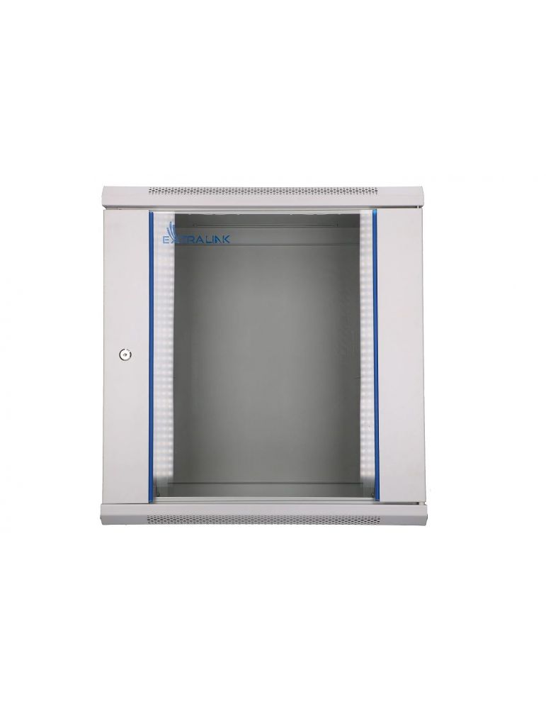 Extralink ex.8598 12u 600x450 wall-mounted rackmount cabinet grey ex.8598